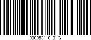 Código de barras (EAN, GTIN, SKU, ISBN): '3000531_0_0_G'