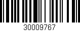 Código de barras (EAN, GTIN, SKU, ISBN): '30009767'