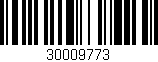 Código de barras (EAN, GTIN, SKU, ISBN): '30009773'