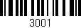 Código de barras (EAN, GTIN, SKU, ISBN): '3001'