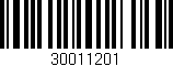 Código de barras (EAN, GTIN, SKU, ISBN): '30011201'
