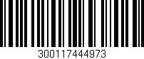 Código de barras (EAN, GTIN, SKU, ISBN): '300117444973'