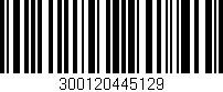 Código de barras (EAN, GTIN, SKU, ISBN): '300120445129'