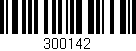 Código de barras (EAN, GTIN, SKU, ISBN): '300142'