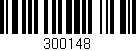 Código de barras (EAN, GTIN, SKU, ISBN): '300148'
