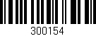 Código de barras (EAN, GTIN, SKU, ISBN): '300154'