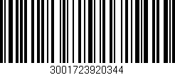 Código de barras (EAN, GTIN, SKU, ISBN): '3001723920344'