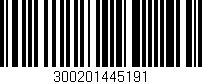 Código de barras (EAN, GTIN, SKU, ISBN): '300201445191'