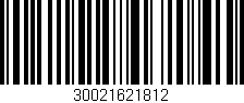 Código de barras (EAN, GTIN, SKU, ISBN): '30021621812'