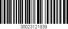 Código de barras (EAN, GTIN, SKU, ISBN): '30023121939'