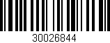 Código de barras (EAN, GTIN, SKU, ISBN): '30026844'