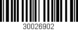 Código de barras (EAN, GTIN, SKU, ISBN): '30026902'
