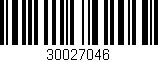 Código de barras (EAN, GTIN, SKU, ISBN): '30027046'