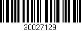 Código de barras (EAN, GTIN, SKU, ISBN): '30027129'