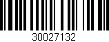 Código de barras (EAN, GTIN, SKU, ISBN): '30027132'