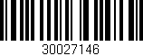 Código de barras (EAN, GTIN, SKU, ISBN): '30027146'