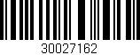 Código de barras (EAN, GTIN, SKU, ISBN): '30027162'