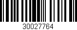 Código de barras (EAN, GTIN, SKU, ISBN): '30027764'