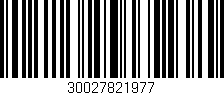 Código de barras (EAN, GTIN, SKU, ISBN): '30027821977'