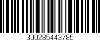 Código de barras (EAN, GTIN, SKU, ISBN): '300285443785'