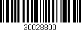 Código de barras (EAN, GTIN, SKU, ISBN): '30028800'