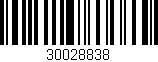 Código de barras (EAN, GTIN, SKU, ISBN): '30028838'