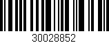 Código de barras (EAN, GTIN, SKU, ISBN): '30028852'