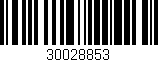 Código de barras (EAN, GTIN, SKU, ISBN): '30028853'