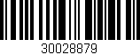 Código de barras (EAN, GTIN, SKU, ISBN): '30028879'