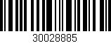 Código de barras (EAN, GTIN, SKU, ISBN): '30028885'