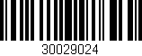 Código de barras (EAN, GTIN, SKU, ISBN): '30029024'