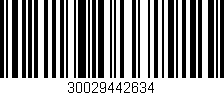 Código de barras (EAN, GTIN, SKU, ISBN): '30029442634'