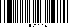 Código de barras (EAN, GTIN, SKU, ISBN): '30030721824'