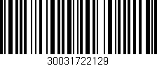 Código de barras (EAN, GTIN, SKU, ISBN): '30031722129'