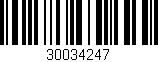 Código de barras (EAN, GTIN, SKU, ISBN): '30034247'