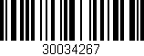 Código de barras (EAN, GTIN, SKU, ISBN): '30034267'