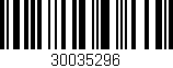 Código de barras (EAN, GTIN, SKU, ISBN): '30035296'