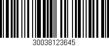 Código de barras (EAN, GTIN, SKU, ISBN): '30038123645'