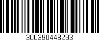 Código de barras (EAN, GTIN, SKU, ISBN): '300390448293'