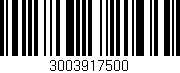 Código de barras (EAN, GTIN, SKU, ISBN): '3003917500'