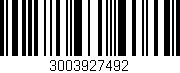 Código de barras (EAN, GTIN, SKU, ISBN): '3003927492'