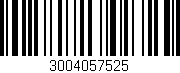 Código de barras (EAN, GTIN, SKU, ISBN): '3004057525'