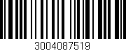 Código de barras (EAN, GTIN, SKU, ISBN): '3004087519'
