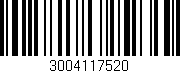 Código de barras (EAN, GTIN, SKU, ISBN): '3004117520'