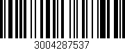 Código de barras (EAN, GTIN, SKU, ISBN): '3004287537'