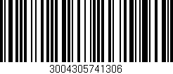 Código de barras (EAN, GTIN, SKU, ISBN): '3004305741306'