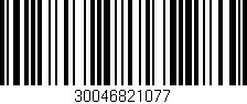 Código de barras (EAN, GTIN, SKU, ISBN): '30046821077'