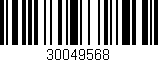 Código de barras (EAN, GTIN, SKU, ISBN): '30049568'
