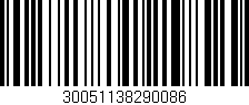 Código de barras (EAN, GTIN, SKU, ISBN): '30051138290086'