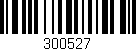 Código de barras (EAN, GTIN, SKU, ISBN): '300527'